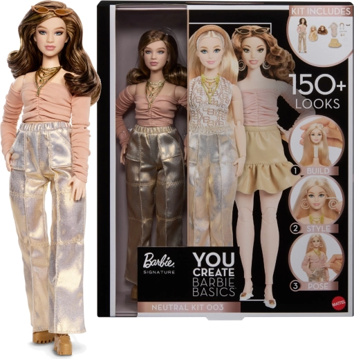 Barbie Signature You Create – păpușă premium personalizabilă cu accesorii, set neutru
