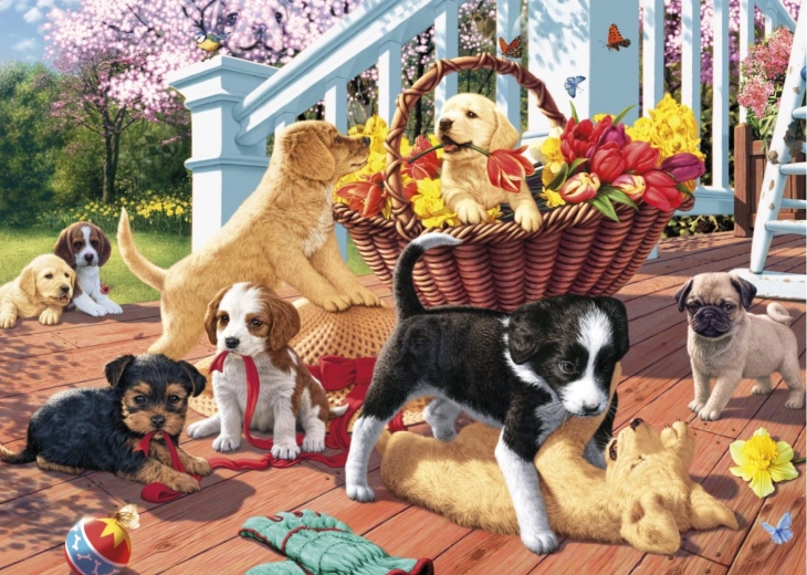 Puzzle Cățeluși 1000 piese DINO