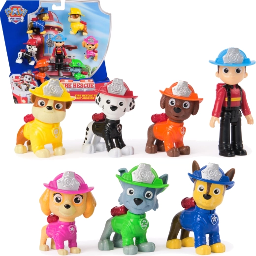 Patrula Cățelușilor Fire Rescue – set de 7 figurine