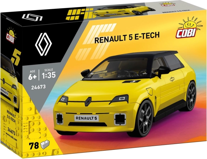 Set de construcție COBI Renault 5 E-Tech Electric la scara 1:35