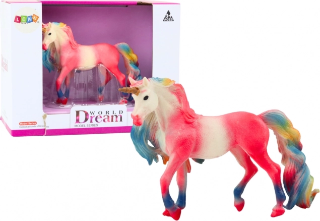Figurină de colecție unicorn mare roz 11 cm
