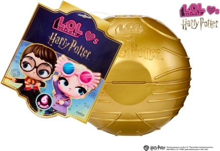 L.O.L. Surprise! păpușă inspirată de Harry Potter în ambalaj Golden Snitch - 1 bucată