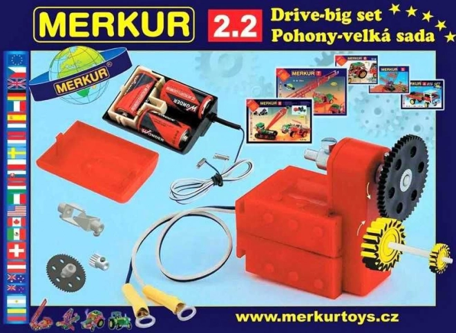 Stavebnice cu Motoare și angrenaje 36x27 cm