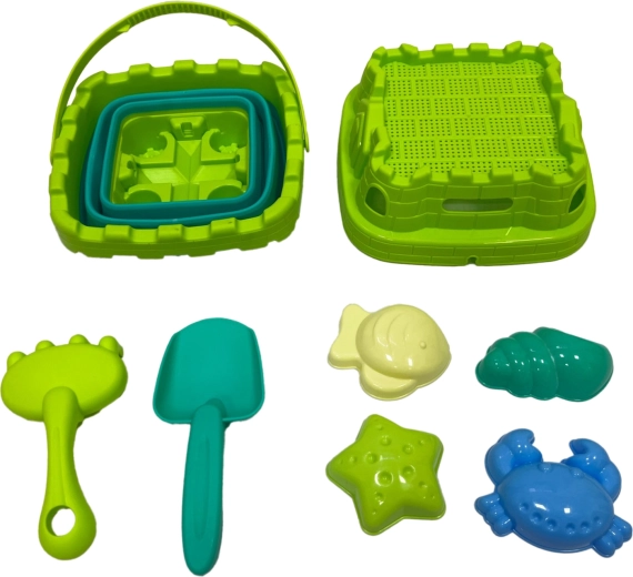 Set pentru nisip cu găleată pliabilă