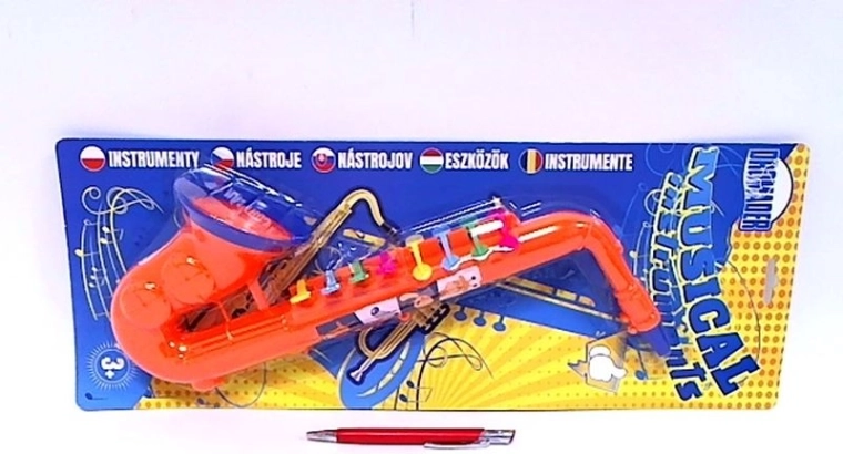 Saxofon colorat pentru copii