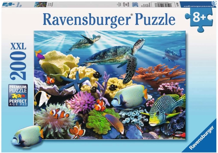 Puzzle Ravensburger Viata in ocean 200 piese