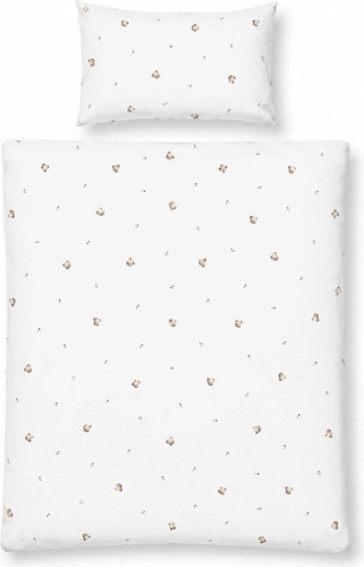 Babymatex lenjerie impermeabilă din jersey pentru pătuț, ursuleț 100 × 135 cm, 40 × 60 cm