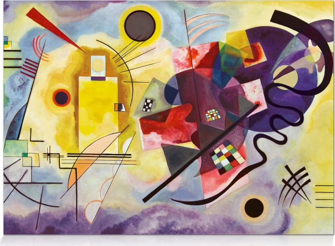 Puzzle STAR 1000 piese – galben, roșu și albastru