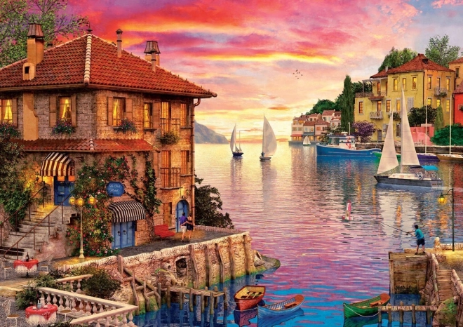 Puzzle art puzzle port mediteranean 1500 piese
