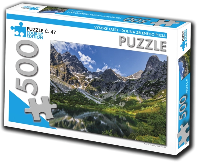 Puzzle Ediția Turist Vysoké Tatry – Valea Lacului Verde 500 piese