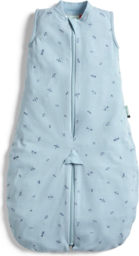 Ergopouch sac de dormit și salopetă 2 în 1 din bumbac organic Dragonflies 0,2 TOG (8–24 luni, 8–14 kg)