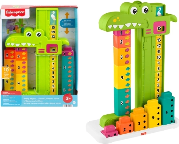 Jucărie pentru învățarea numărării Aligator