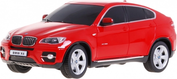 BMW X6 roșu model RASTAR 1:24 SUV cu telecomandă + telecomandă