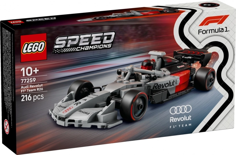 LEGO Speed Champions – monopostul de curse AUDI Revolut F1 Team R26