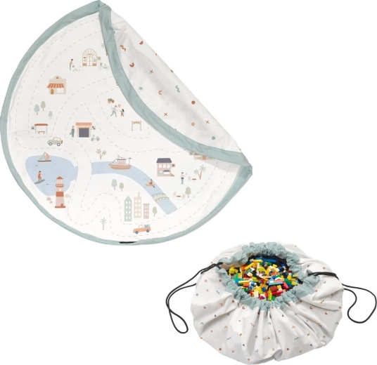 Play&Go Noomad original pătură de joacă și sac pentru jucării CityMap