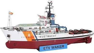 Model din plastic al navei Kustwacht Waker 1:200
