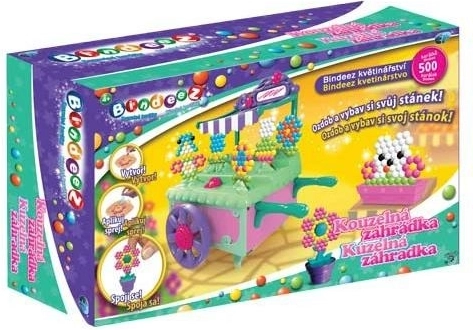 Bindeez chioșc de flori – set creativ cu mărgele (500 buc.)