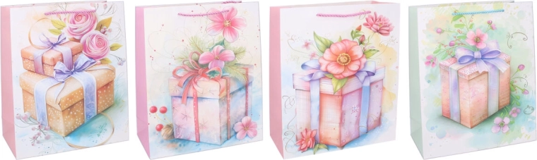 Pungă cadou S 18 × 23 × 9 cm – design pentru tot anul