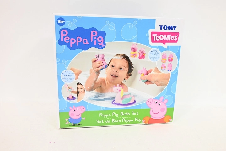 Toomies Purcelușa Peppa – set de baie cu bărcuță-unicorn