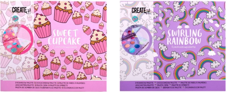 Create It! paletă de farduri de ochi pastelate, 12 culori