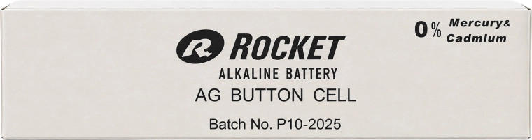 Baterii alcaline tip buton Rocket AG10 (LR54) 1,5 V - pachet 200 buc