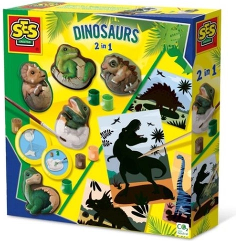 SES turnări din ghips dinozauri 2 în 1