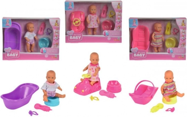 MNB Păpușă bea și face pipi cu accesorii