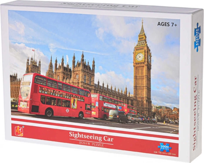 Puzzle Londra doubledeckere 1000 piese 70 × 50 cm