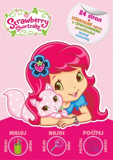 Akim colorează, găsește, numără – caiet de activități Căpșunica (Strawberry Shortcake)