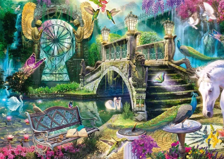 schmidt puzzle grădina ascunsă 1000 piese