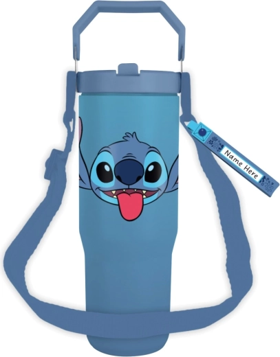 Lilo și Stitch cană de călătorie cu bretea