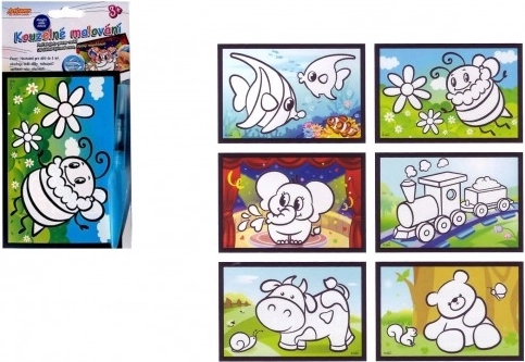 Pictură magică cu apă – set cu imagine și pensulă