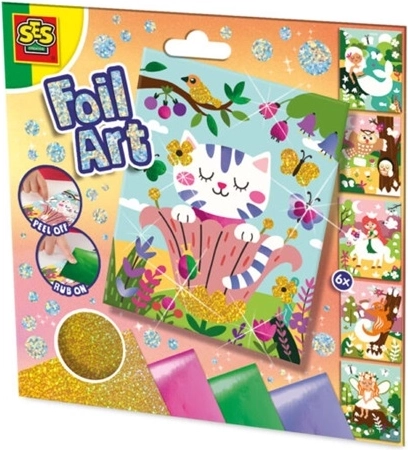 Set creativ SES cu folii Magia pădurii