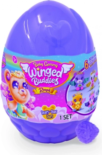 Baby Gemmy prieteni înaripați – ursuleți de pluș Royal set în ou-surpriză