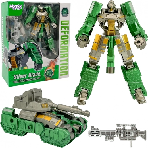 Woopie Robot Transformabil Silver Blade 2în1 Tanc