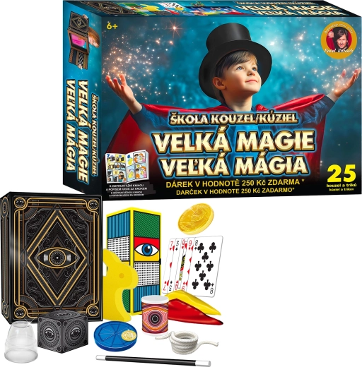 Școala de magie – magie mare, set de 25 trucuri