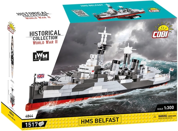 Cobi HMS Belfast (IWM) 1:300 set de construcție navă de război