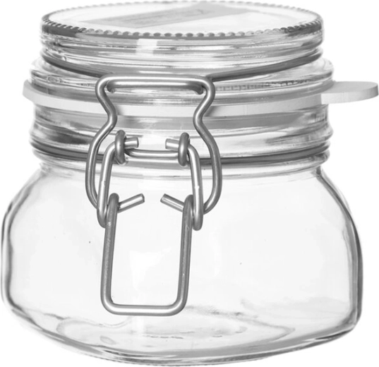 Borcan din sticlă cu închidere cu clemă Gothika 0,3 l