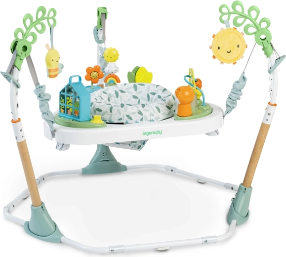 Centru de activități Ingenuity cu săltăreață și măsuță 3 în 1 PlayStage
