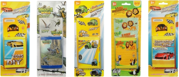 Portofel pentru copii cu autocolante decorative