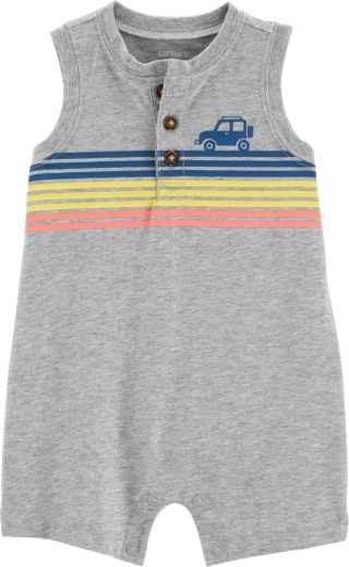 Salopetă de vară Carter's Multi Stripes pentru băiat 9 m