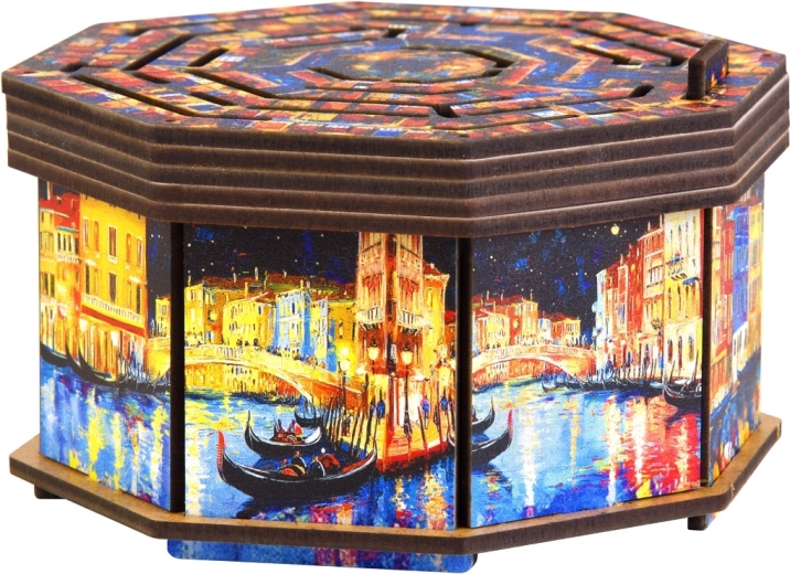 Puzzle din lemn EscapeWelt Art Secret Maze Box