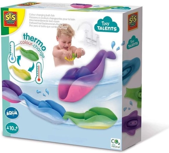 SES Creative Tiny Talents peștișori de baie care își schimbă culoarea
