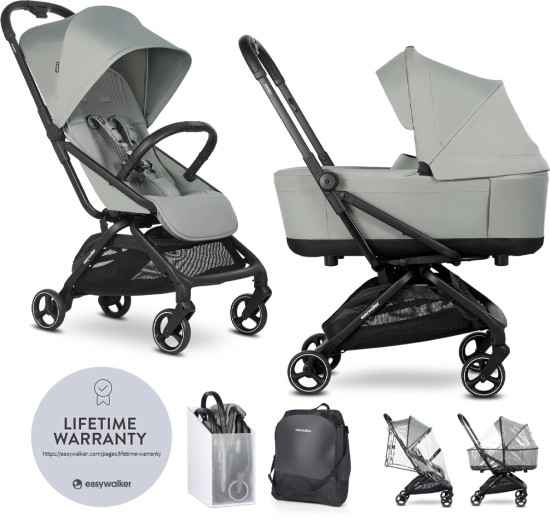 Cărucior combinat Easywalker Rockey S Fresh green