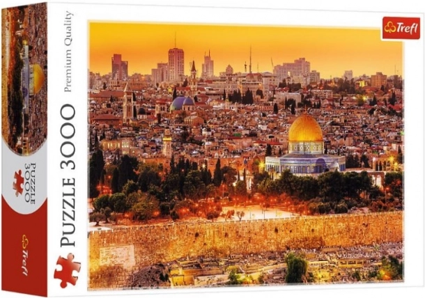 Puzzle 3000 piese – acoperișurile Ierusalimului