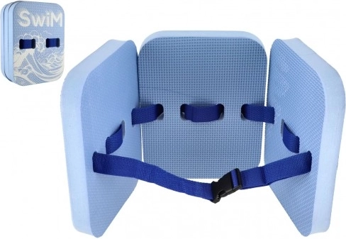 Centură de înot și placă plutitoare pentru copii, din spumă, albastră