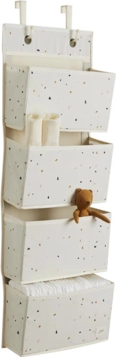 3 Sprouts organizator suspendat recycled terrazzo cream