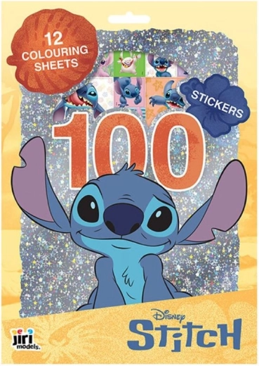 Disney Lilo & Stitch set creativ cu 100 de autocolante și 12 planșe de colorat