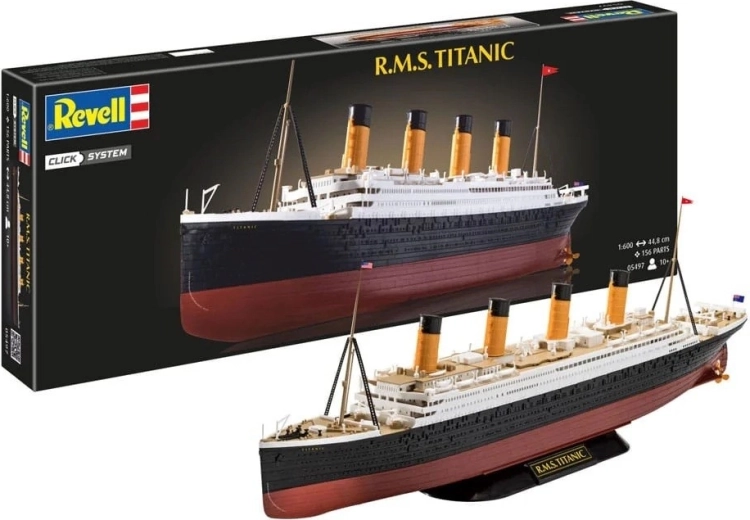 Model din plastic al navei RMS Titanic 1:600 multicolor