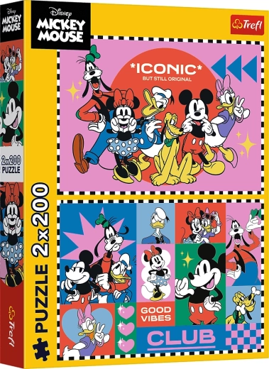 Puzzle 2×200 piese Disney – timp cu prietenii